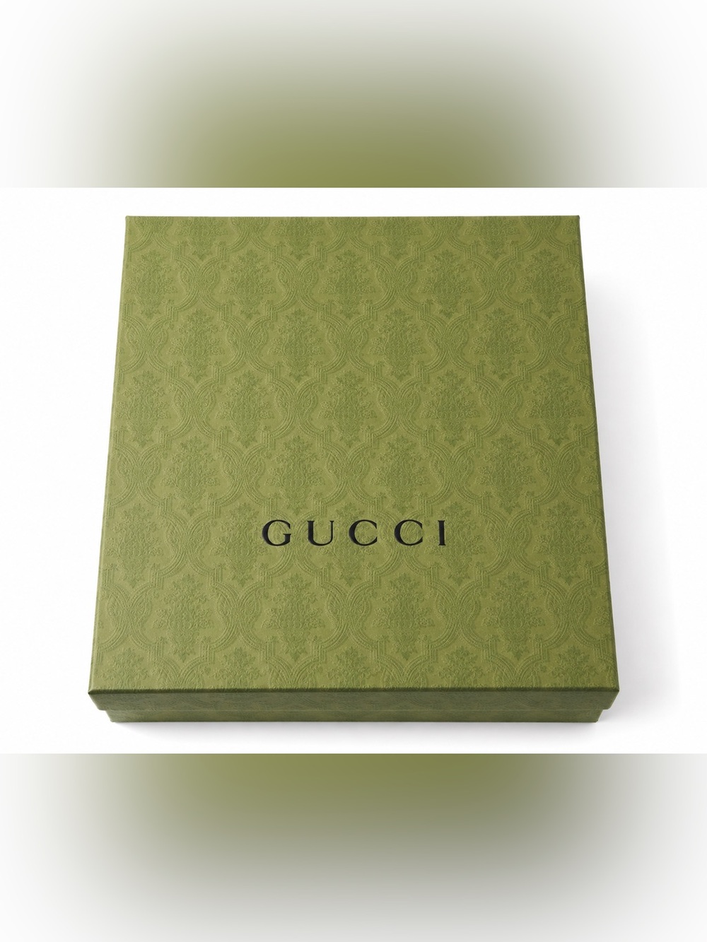 GUCCI Empty Shoe Box Green 14.5” x 11.5” Tissue Paper Booklets Authentic